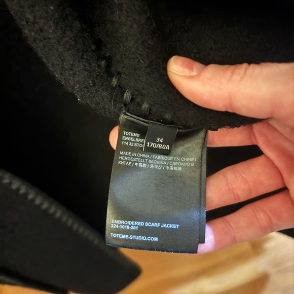 Toteme Scarf Jacket FR34 - Picture 7 of 8